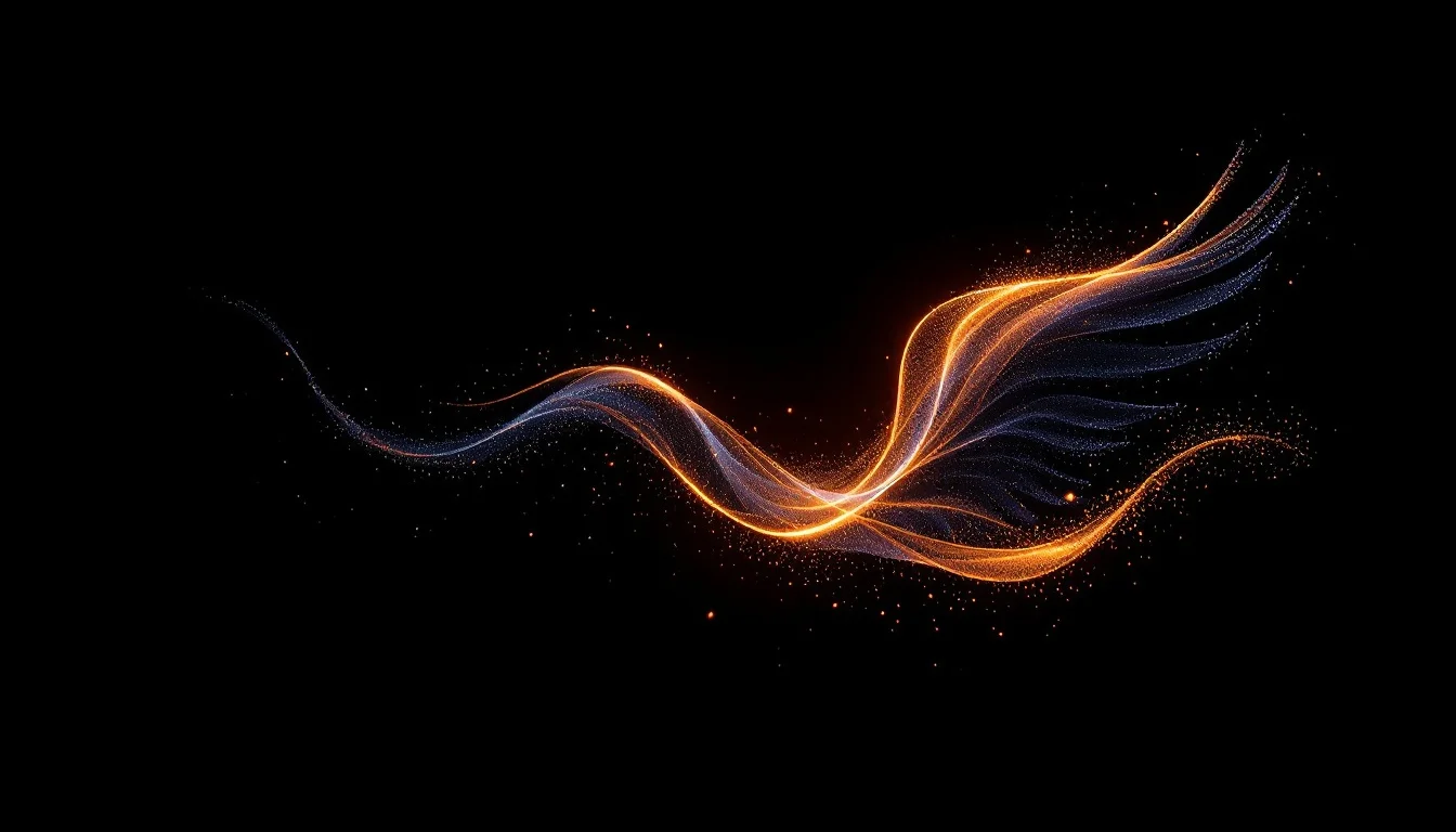 Wing drawn in light